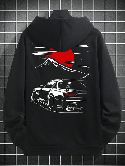 Felpa con cappuccio JDM da uomo