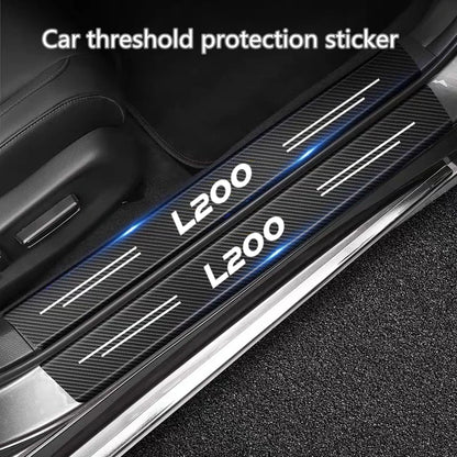 L200 Kohlefaser-Türaufkleberschutz