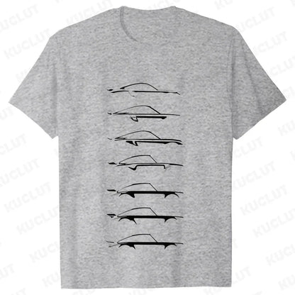 Camiseta masculina de automobilismo