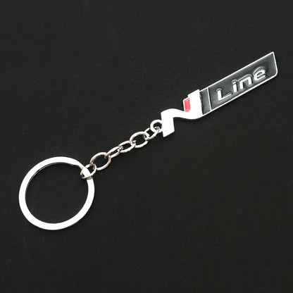N Line Metal Keychain HI