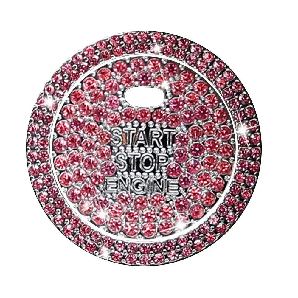 Car Start Button Diamond Sticker 