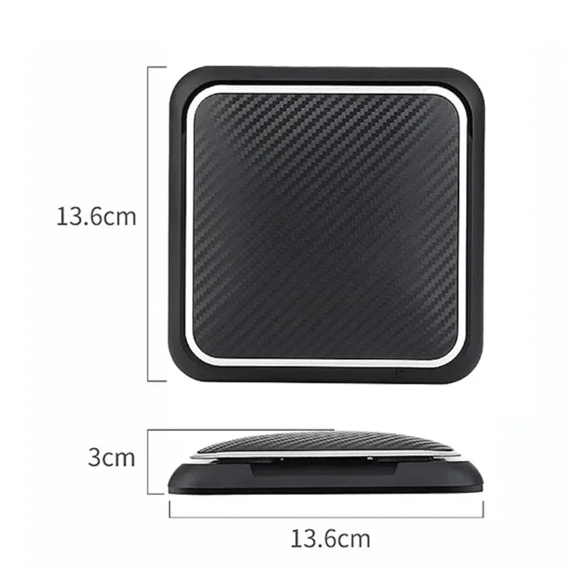 لوحة القيادة لحامل الهاتف في مركز السيارة