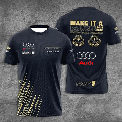 A. Cars Printed Racing Men’s T-Shirt