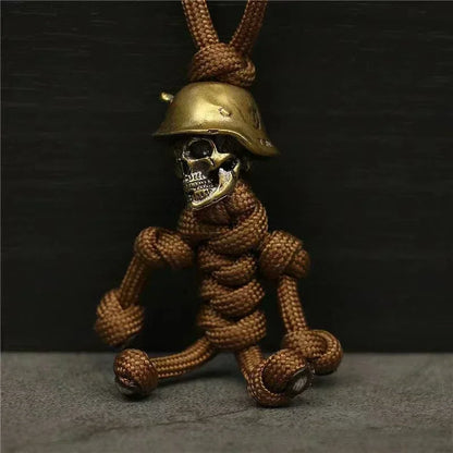Skull Rope Keychain for Men 