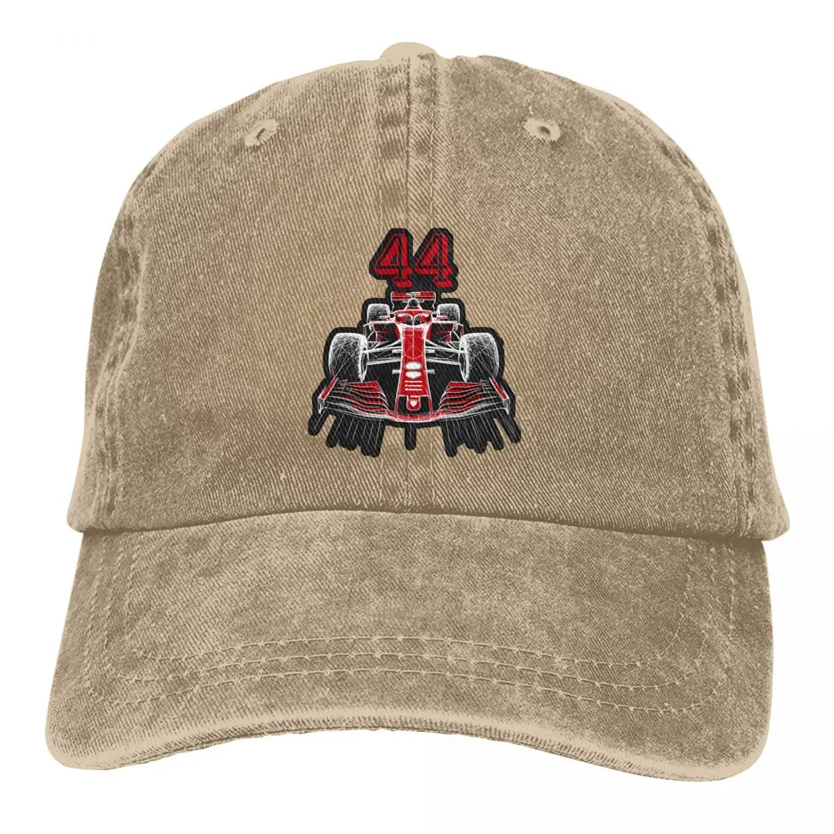 Red 44 F1 Washed Cap