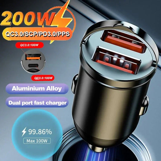 Dual Port Fast Car Charger