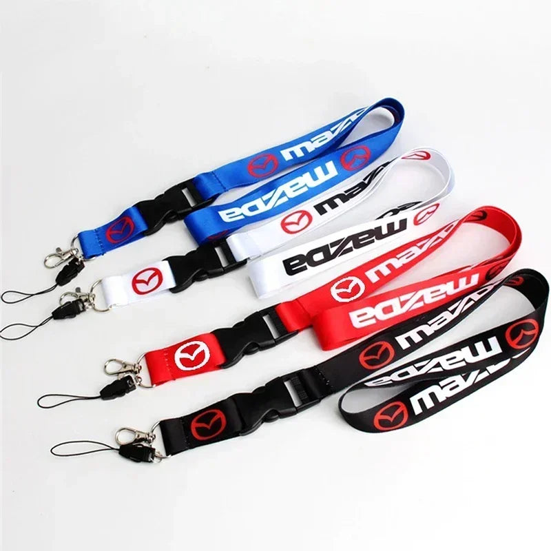 Porte-clés de lanière de voiture inspiré de Mazda