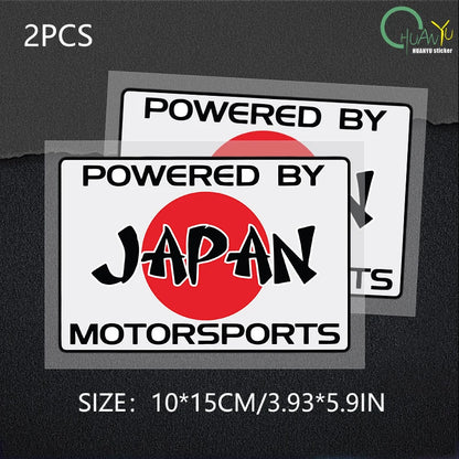Powered by Japan Motorsports Car Decal