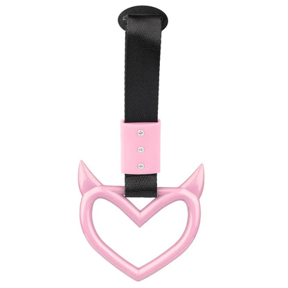 Heart Cat Ear Car Handle Strap
