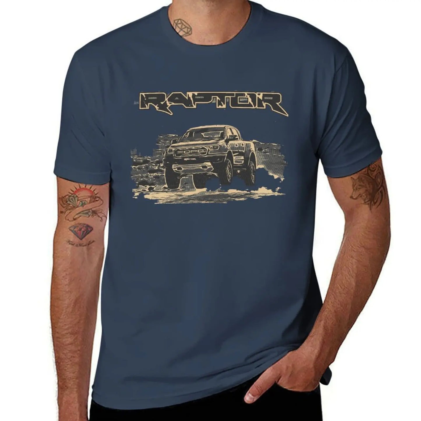 Raptor Car Cotton Shirt