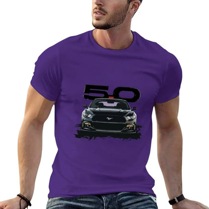 Schwarzes S550-Auto-T-Shirt