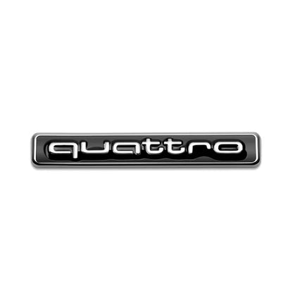 Emblema Quattro AI de estilo de carro em metal