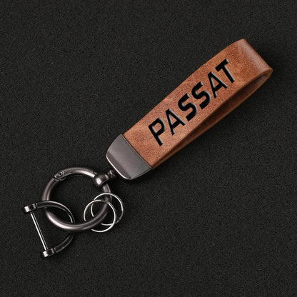 Passat Leather Keychain
