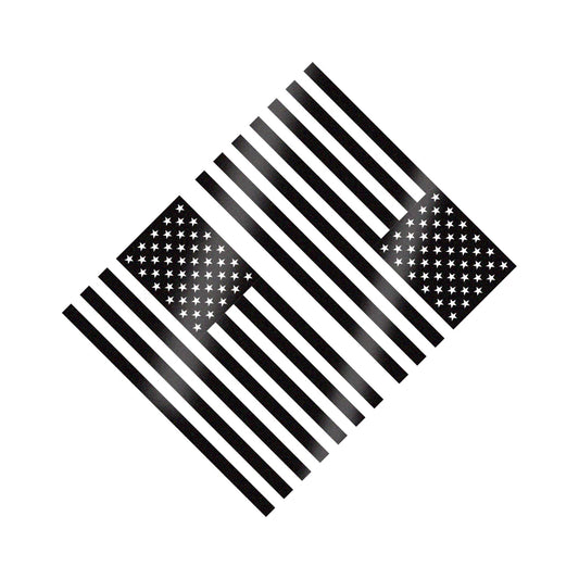 Amerikanische Flaggenauto -Aufkleber