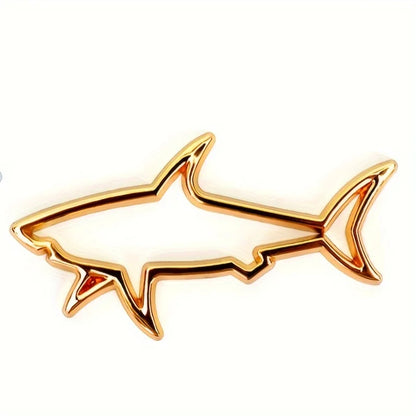 Shark Shape Badge Decal 