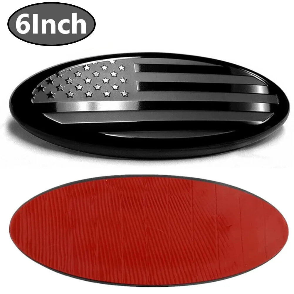 Carro de edição limitada com bandeira oval dos EUA Modelo 3D