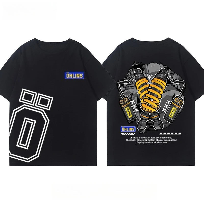 Technical Diagram Back Print T-Shirt