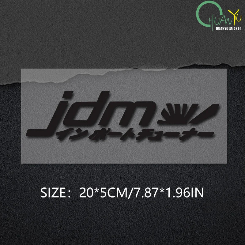 1. JDM Import Tuner Car Decal