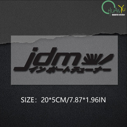 1. JDM Import Tuner Car Decal