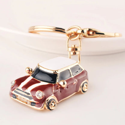 Retro Classic Mini Car Keychain MR