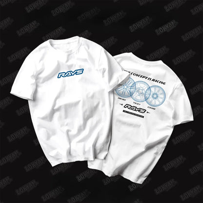 قميص RAYS بأكمام قصيرة 