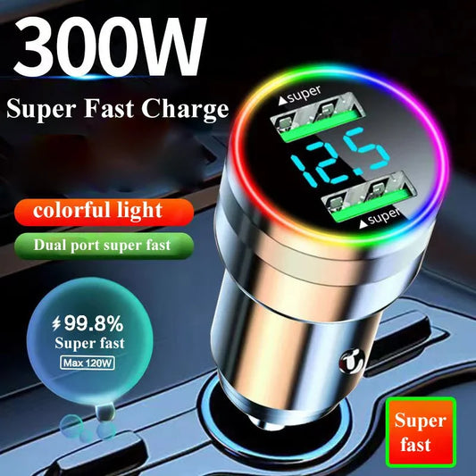 Led Light Car Charger