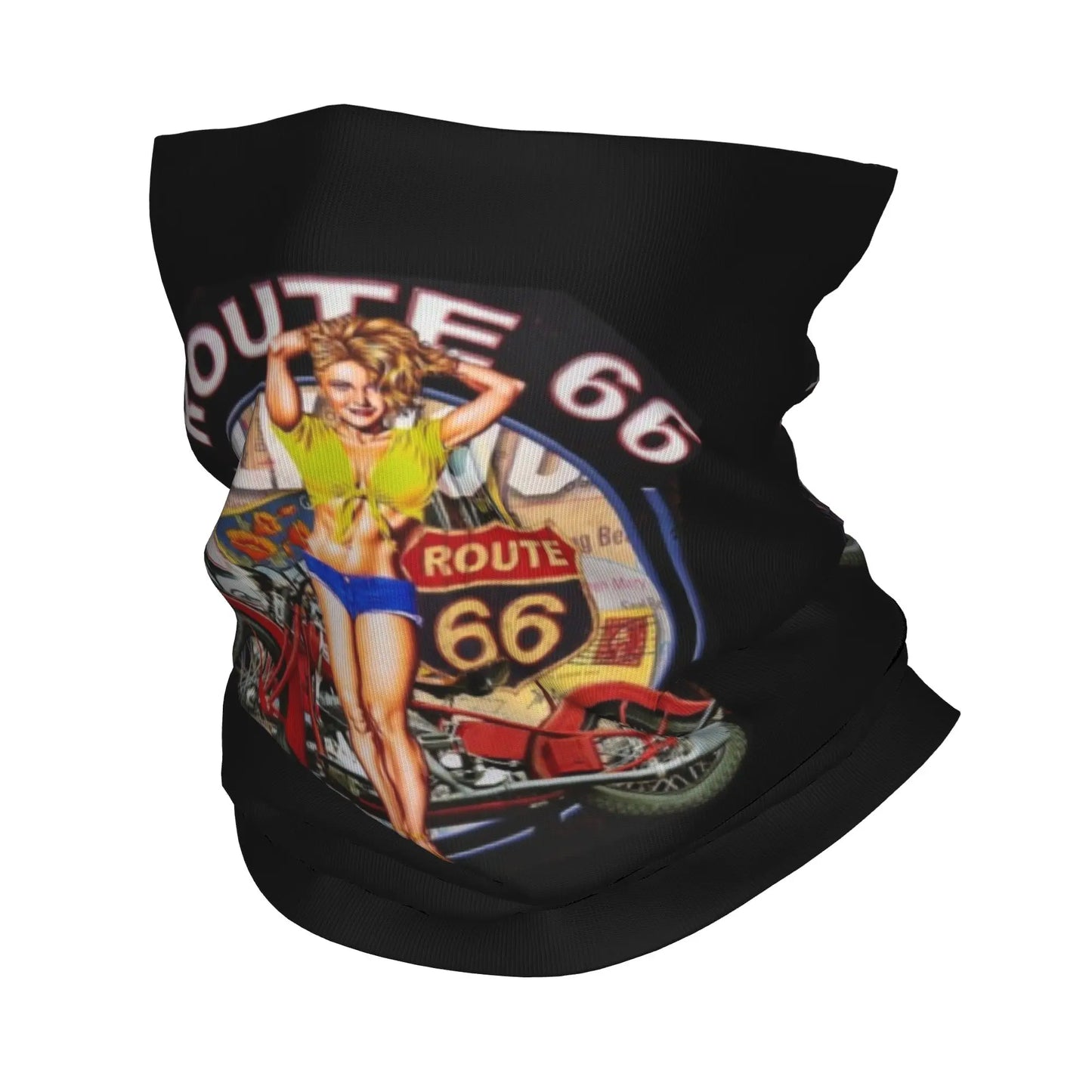 Cachecol com faixa para cabeça Route 66