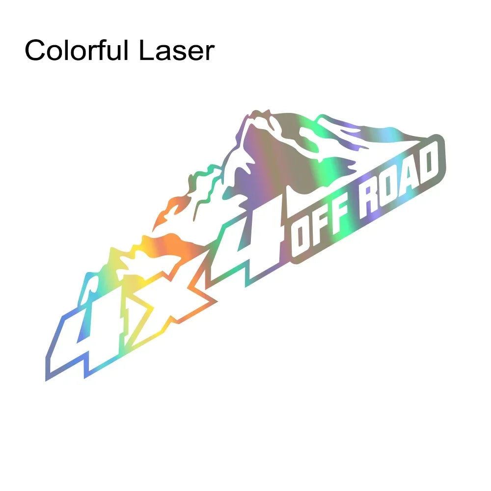 4x4 Off Road Mountain Decal