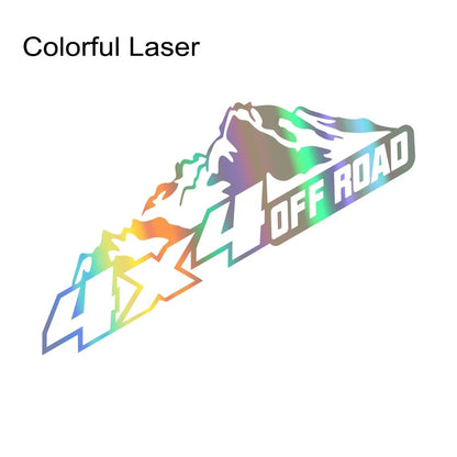 4x4 Off Road Mountain Decal