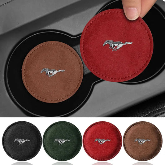 Car Cup Holder Pad Suede