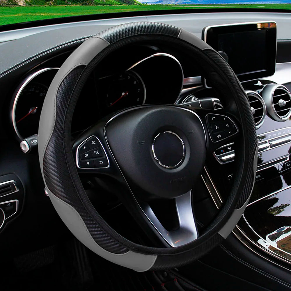 PU Leather Car Steering Wheel Cover Inner Ring 