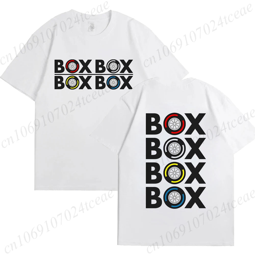 “Box Box Box” F1 Cotton Shirt
