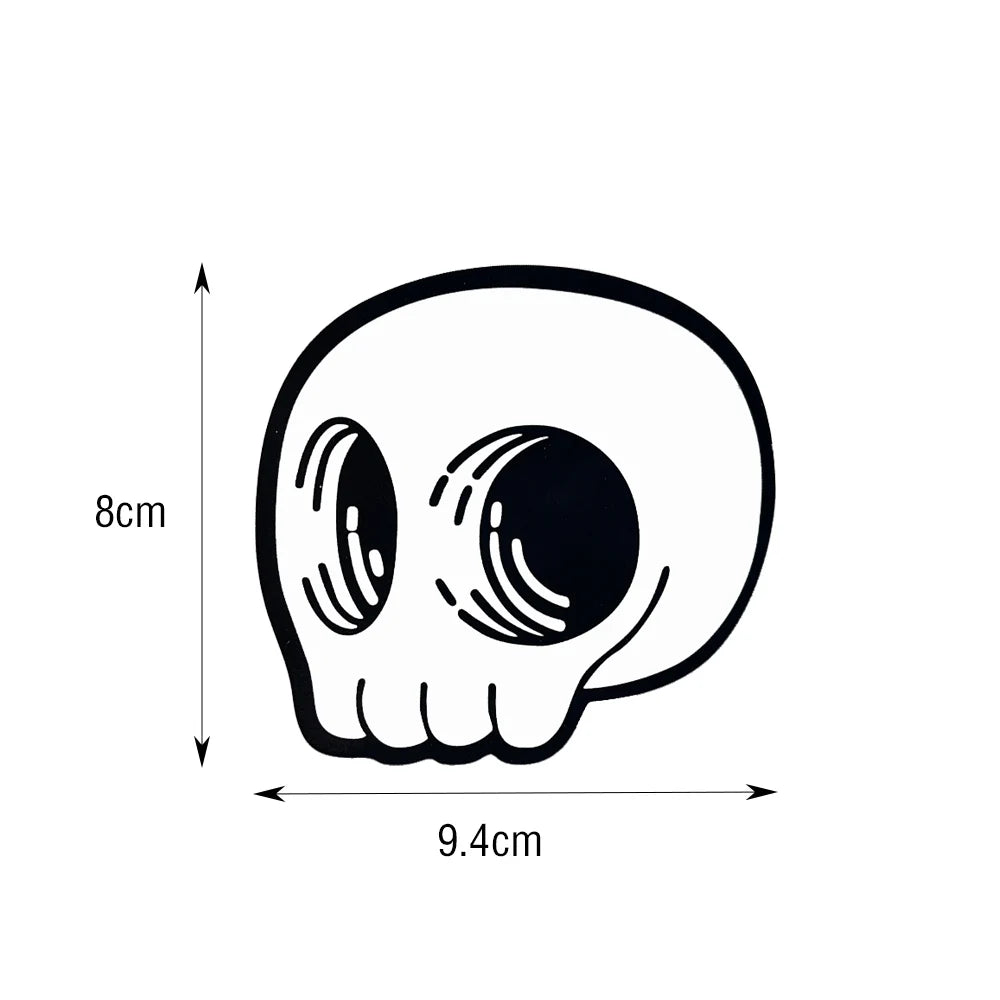 Skull Car Door Sticker 