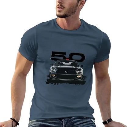Schwarzes S550-Auto-T-Shirt