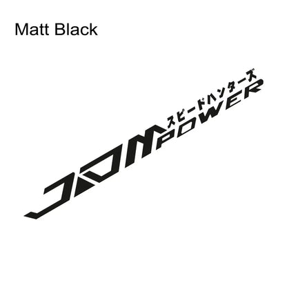 JDM Power Windshield Banner