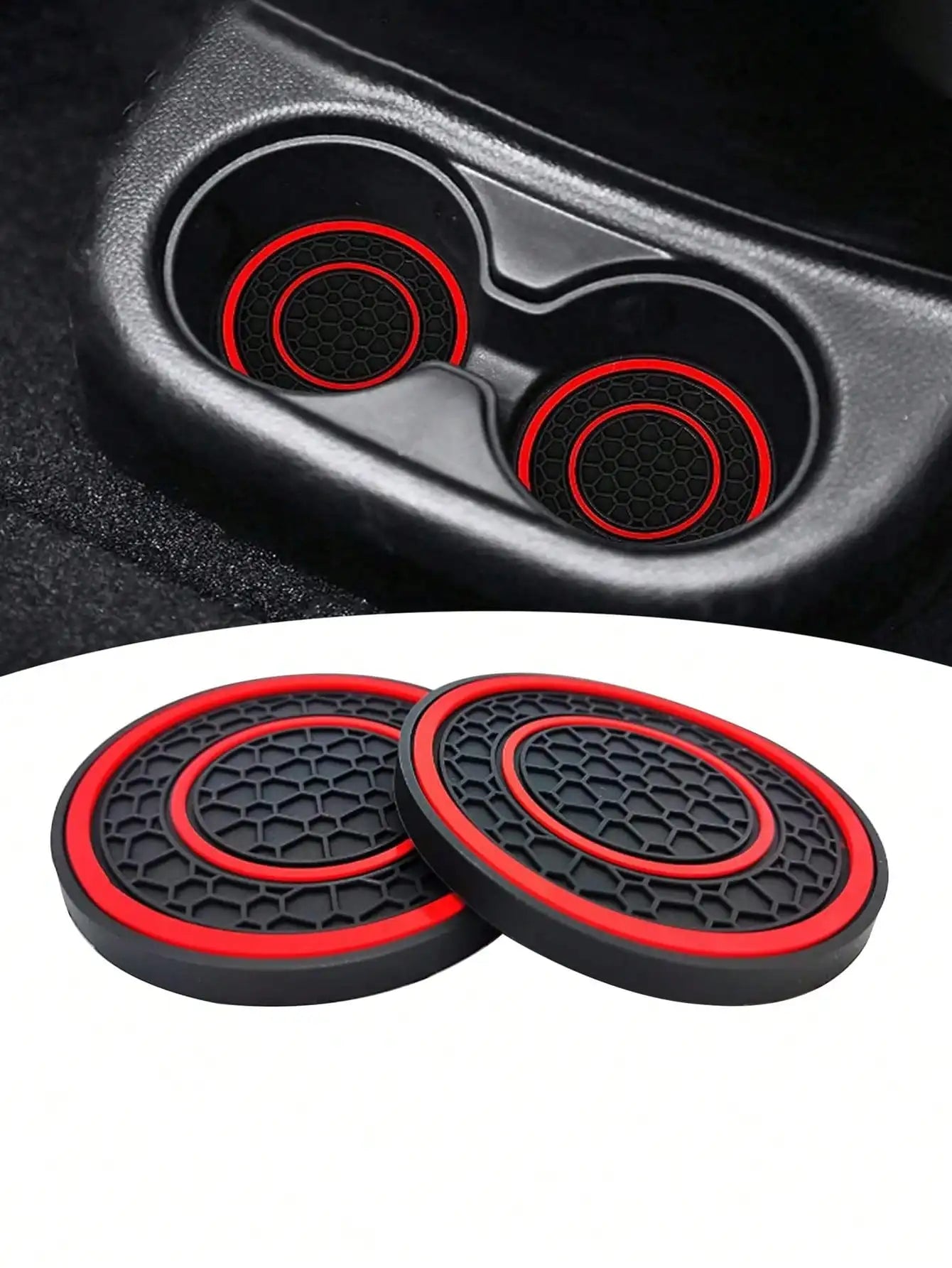 2Pcs Universal Car Cup Coasters 