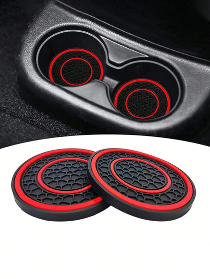2Pcs Universal Car Cup Coasters 