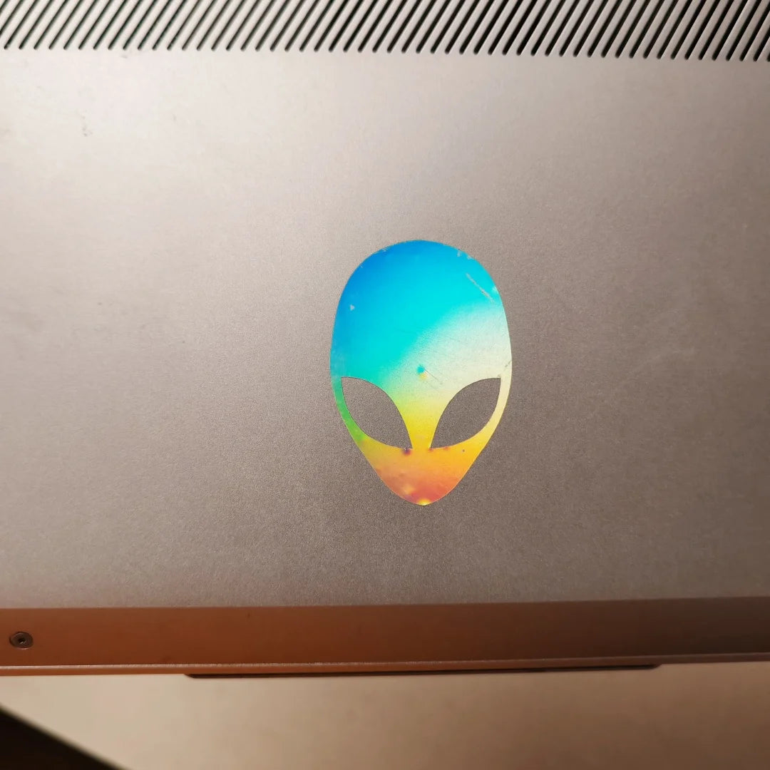 Autoaufkleber Alien leuchtend