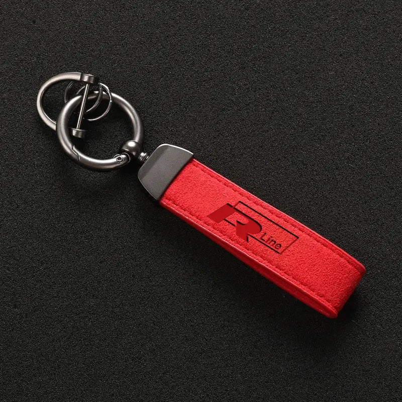 R-Line Leather Key Rings 