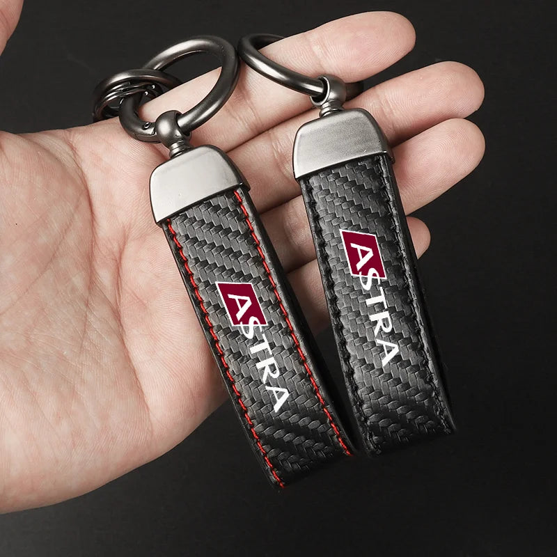 Astra Leather Keychain