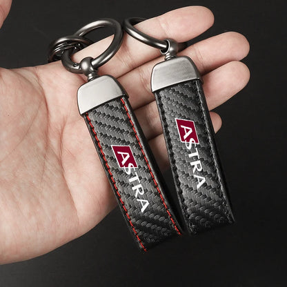 Astra Leather Keychain