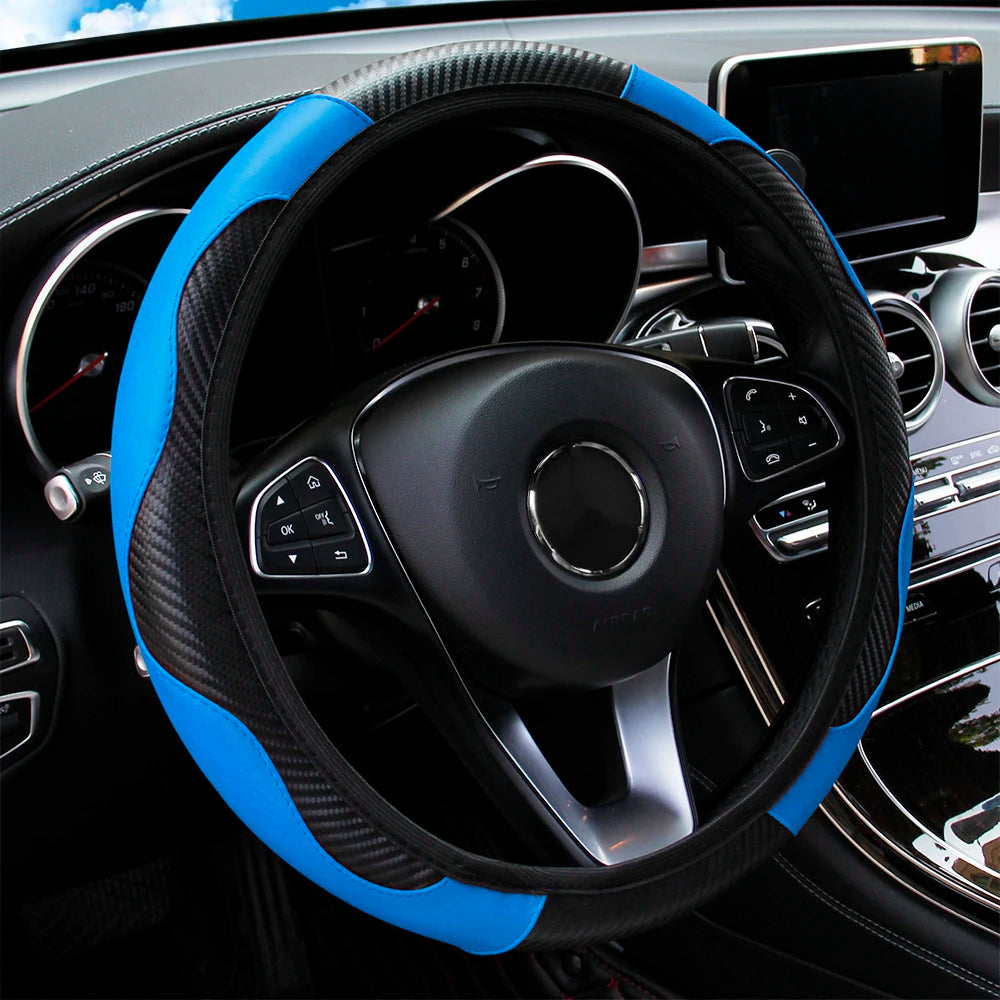 PU Leather Car Steering Wheel Cover Inner Ring 
