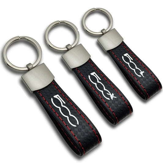 500 Leather Keychain 
