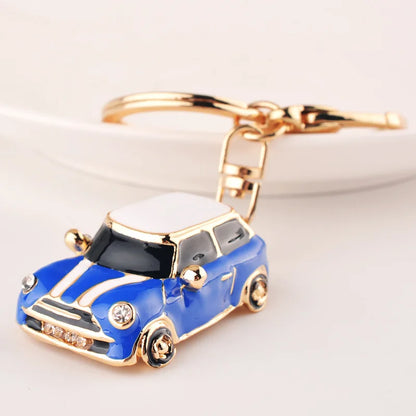 Mini Metal Car Alloy Keychain 
