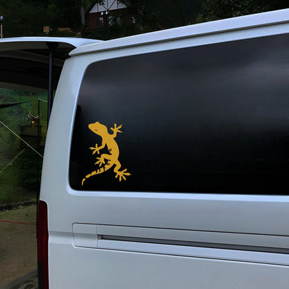 Gecko Strolling Car Sticker