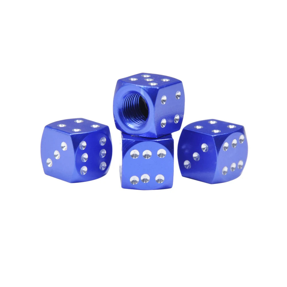 4Pcs/Set Aluminum Valve Caps 