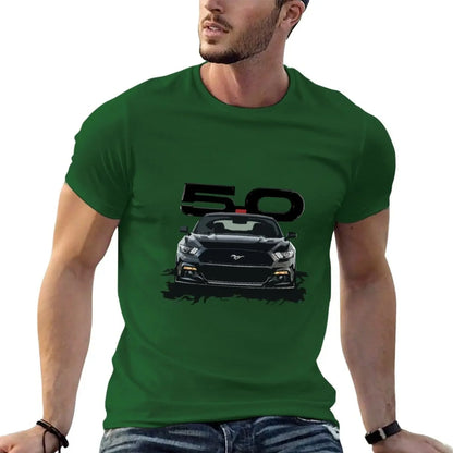 Schwarzes S550-Auto-T-Shirt