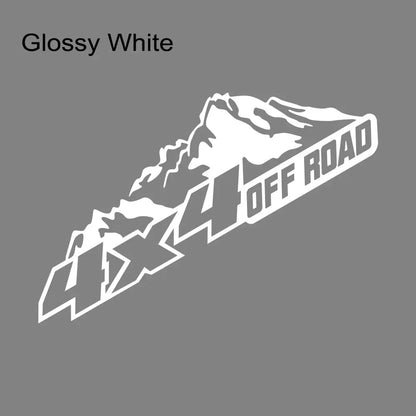 4x4 Off Road Mountain Decal