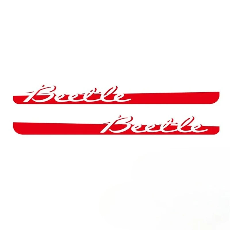 2PCS Car Door Side Skirt Sticker Beetle