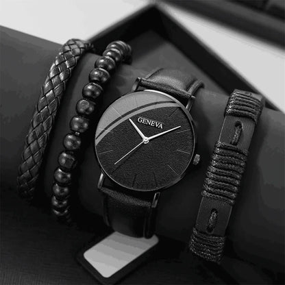 Men’s Watch Luxury Bracelet Set 